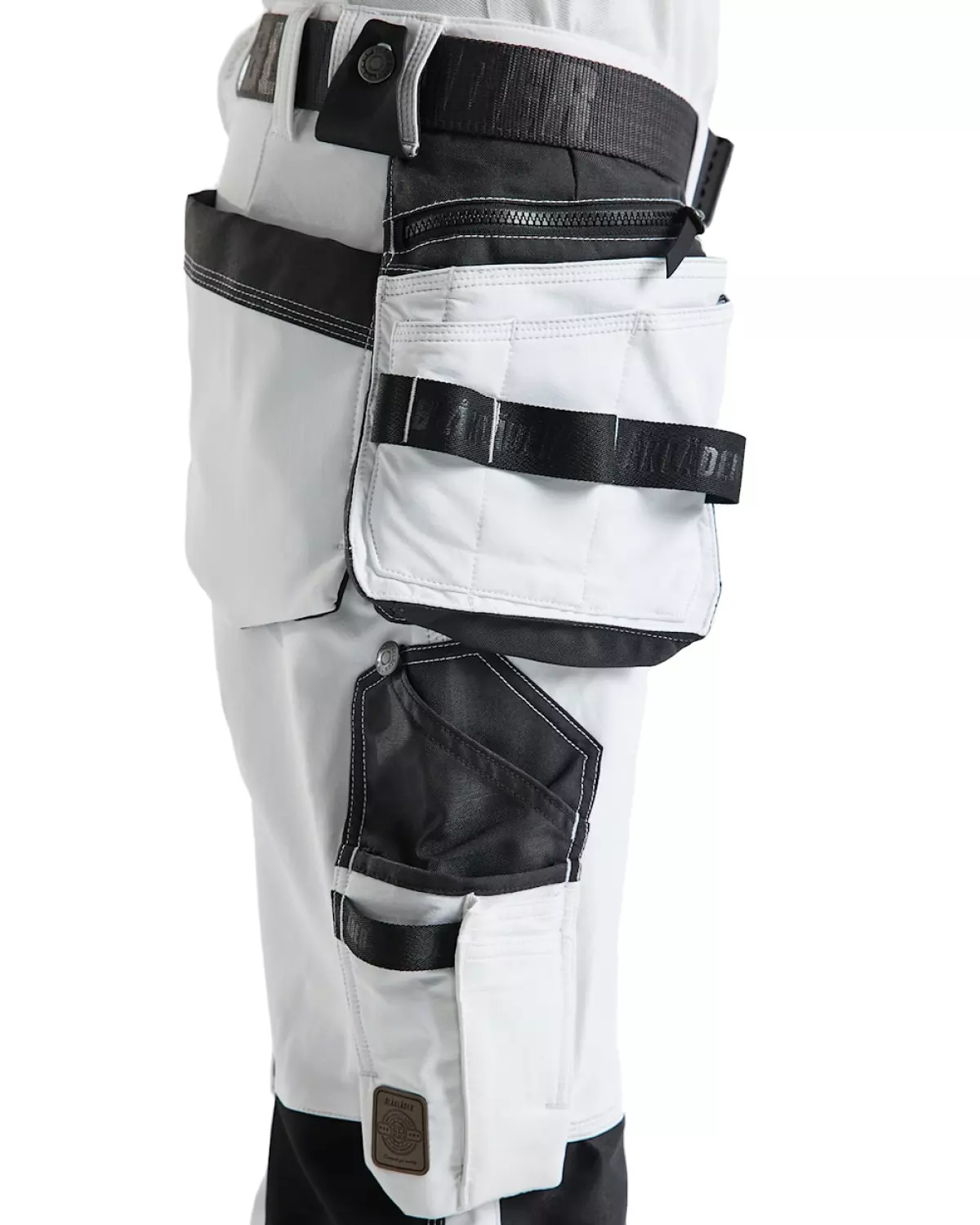 Blåkläder 1079 Werkbroek voor schilder/stucadoor met 4-weg stretch - wit/donkergrijs - 56-image