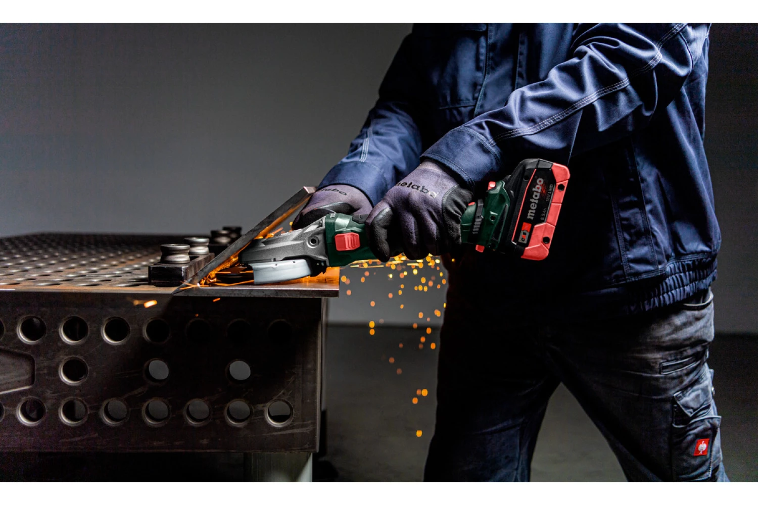 Metabo WVBF 18 LTX BL 15-125 Quick 18V Li-ion accu platkopslijper body in MetaBox - 125mm-image