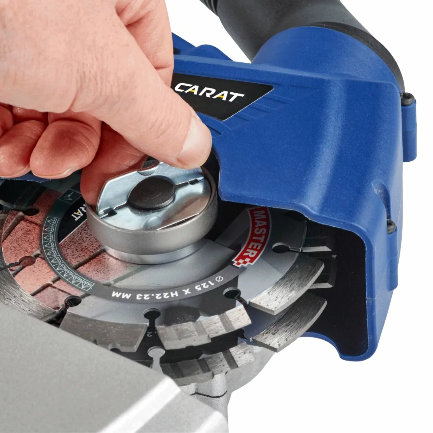 Carat SL-1255 Dustec Sleuvenzaagmachine incl. 2 diamantzaagbladen in koffer - 1800W - 125 x 22,23mm-image
