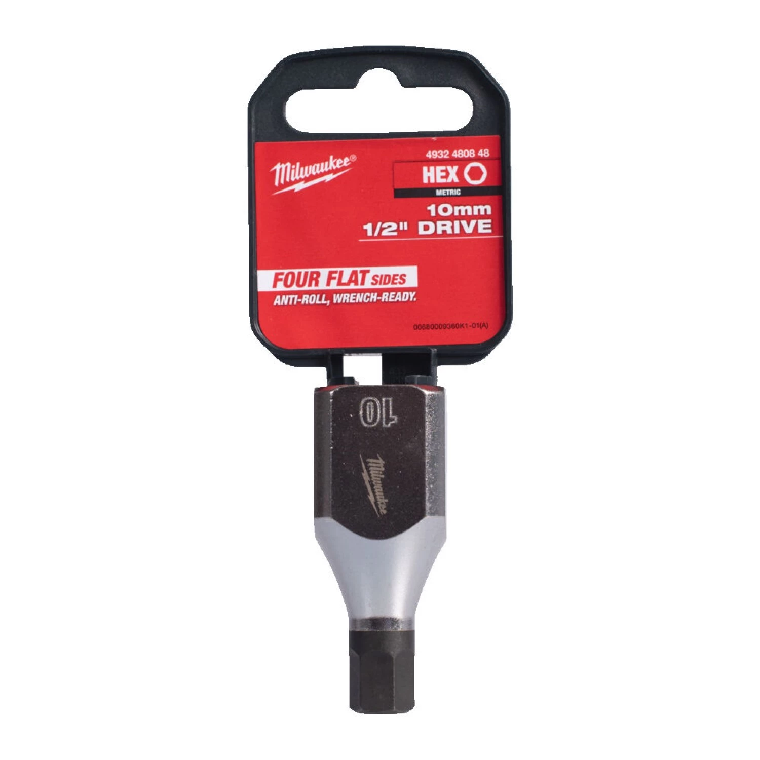 Milwaukee 4932480848 Dop - 1/2" FOUR FLAT™ - Hex 10mm-image