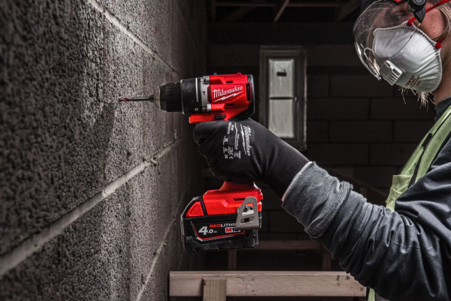 Milwaukee M18 BLPDRC-202C klopboormachine (2x 2.0Ah accu) - koolborstelloos - in koffer-image