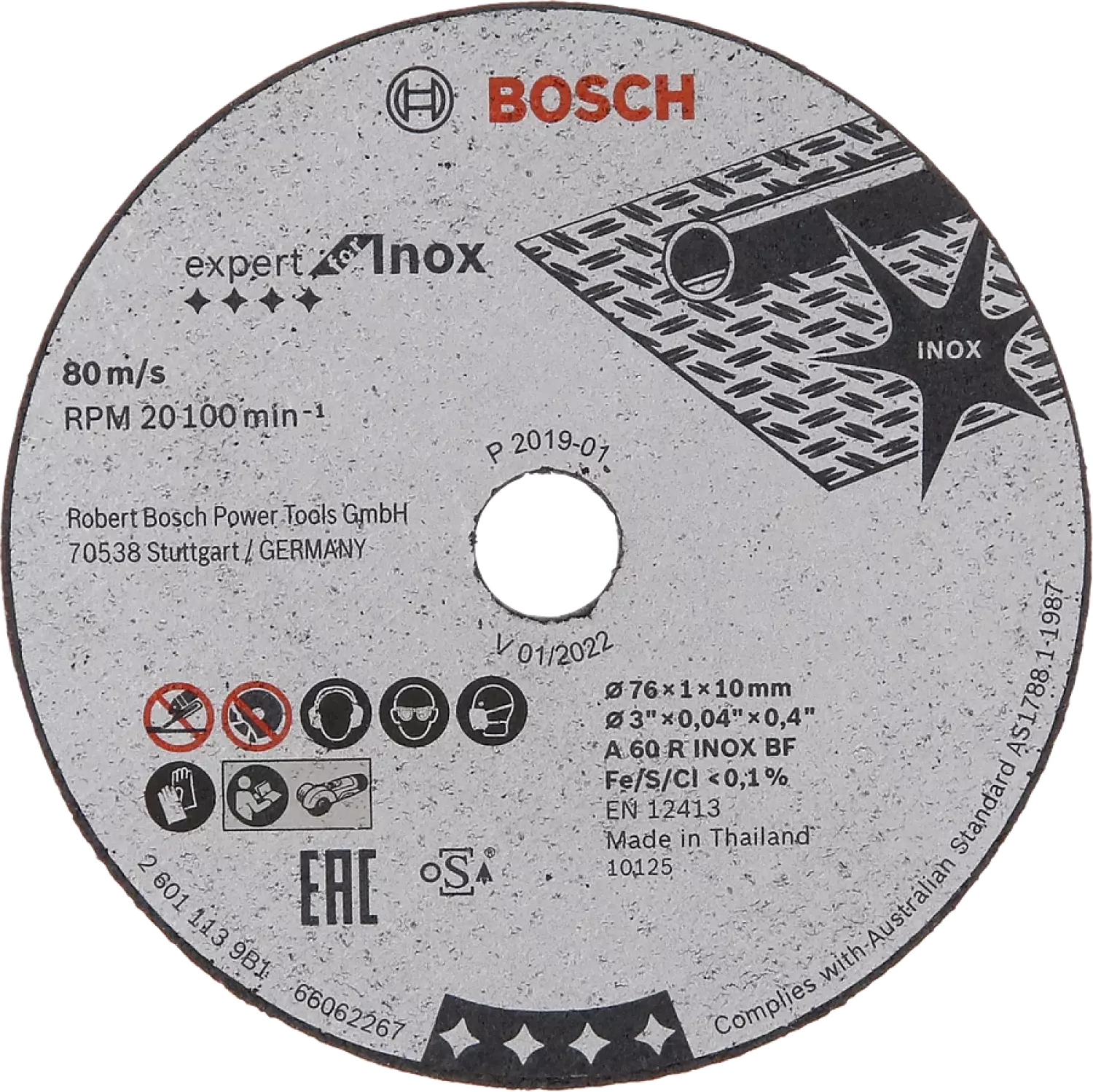 Bosch 061599764G Kit haakse slijper 76mm-image