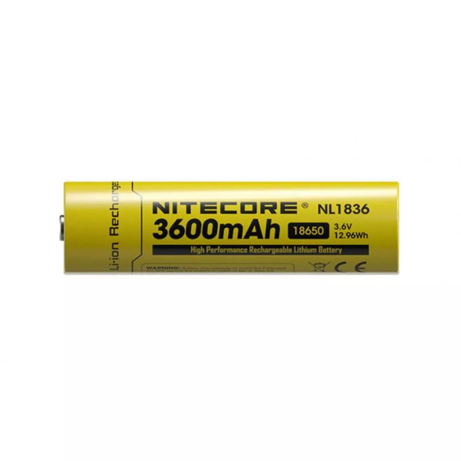Nitecore NL1836 Oplaadbare 18650 Li-Ion batterij 3600mAh-image