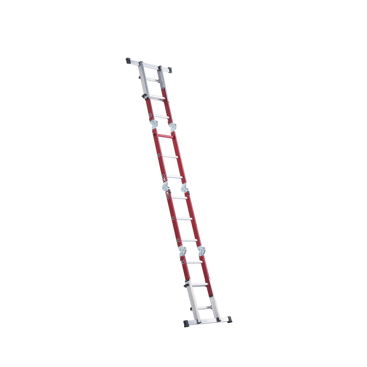 Altrex Varitrex-Do-it-All Telescopische Vouwladder - Aluminium - 4 x 3 sporten - max. werkhoogte 4,25m - met stabiliteitsbalk-image