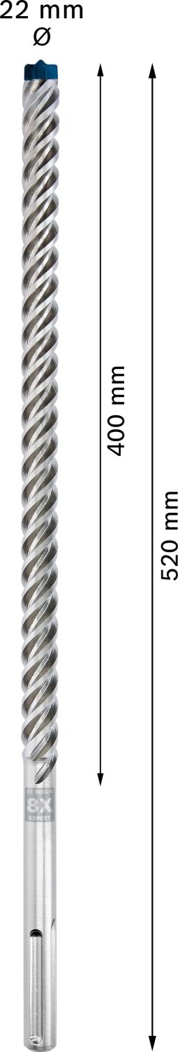 Bosch 2608900234 EXPERT Foret SDS Max-8X - 22x400x520mm-image