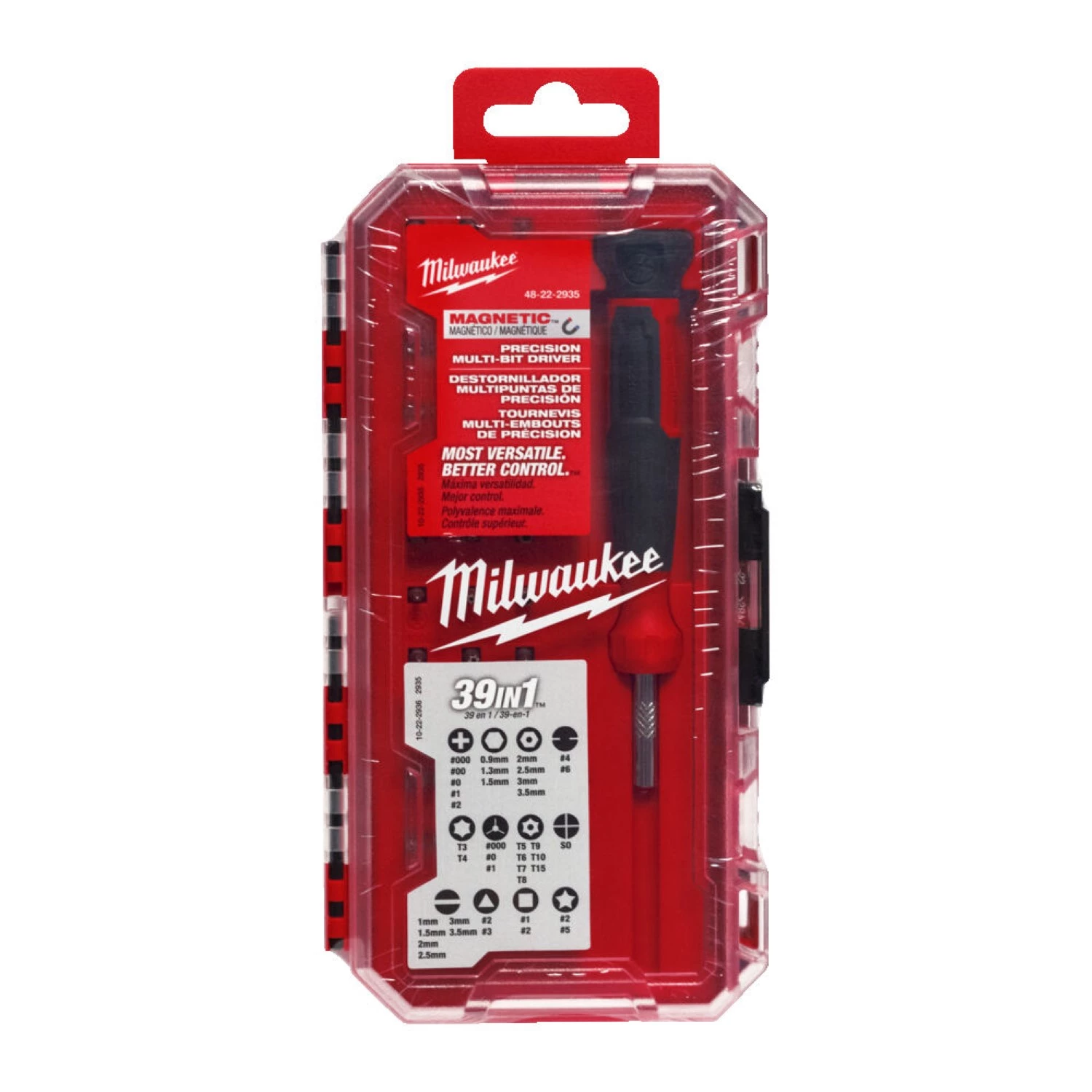 Milwaukee 4932498177 Tournevis - Set de précision multi-embouts 39 en 1 dans PACKOUT-image