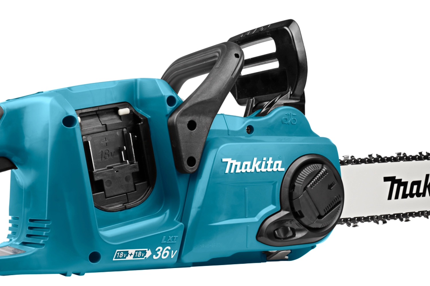 Makita DUC353PG4J LXT 2x18V Li-Ion accu kettingzaag set (4x 6.0Ah) in Mbox - 35cm-image
