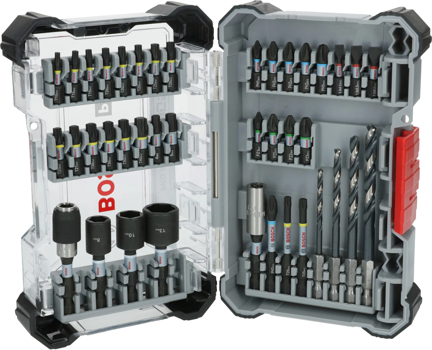 Bosch 2608521U86 Jeu mixte de 40 embouts de tournevis PRO Impact et de forets à métaux-image