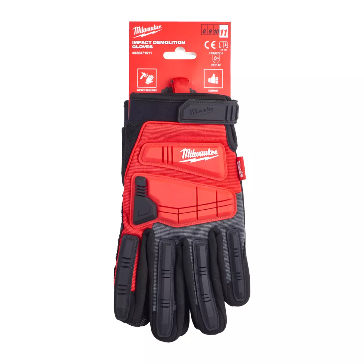 Milwaukee 4932471911 - Gants anti-choc - taille XXL