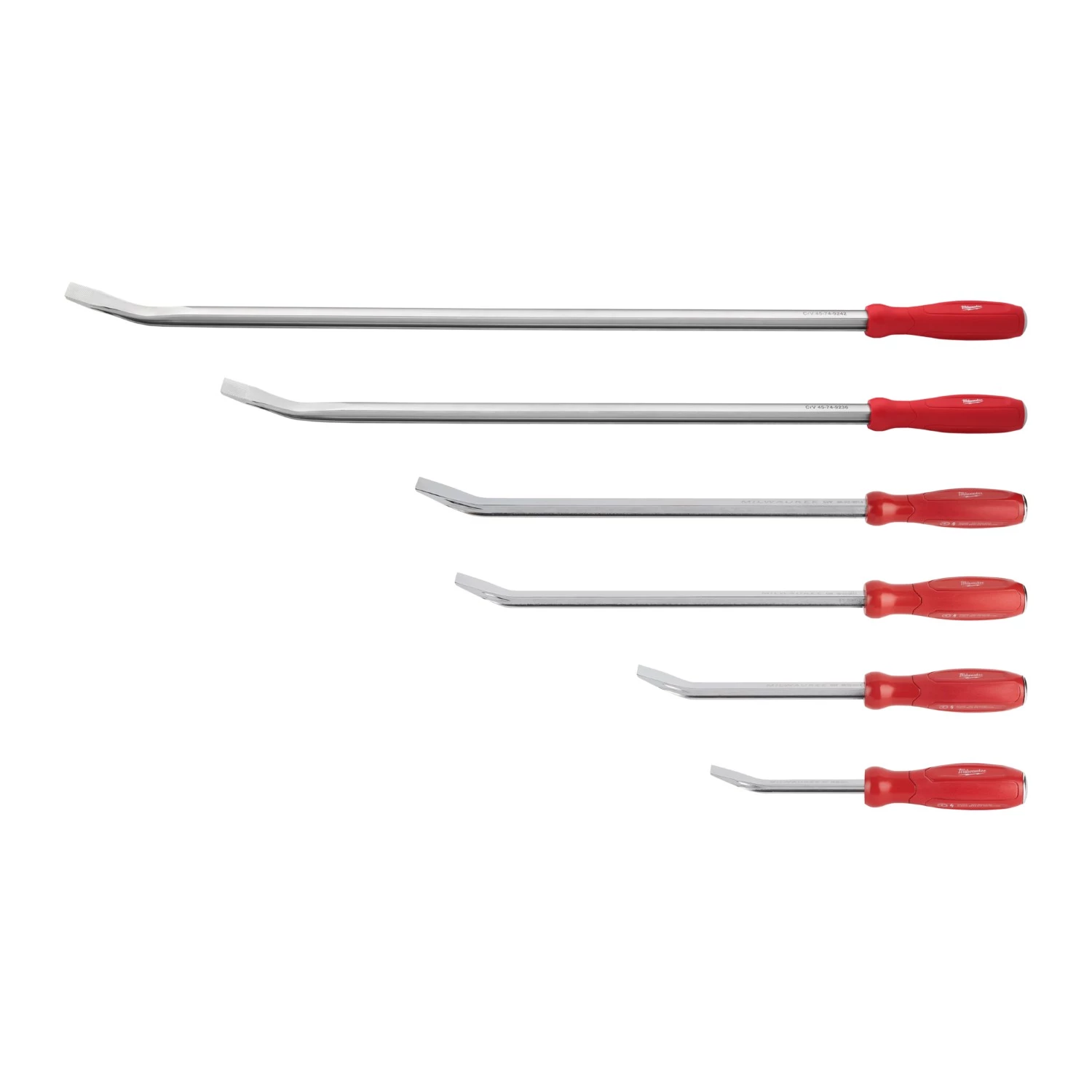 Milwaukee 4932502113 Jeu de 6 pieds-de-biche - 200/300/450/600/900/1000 mm-image