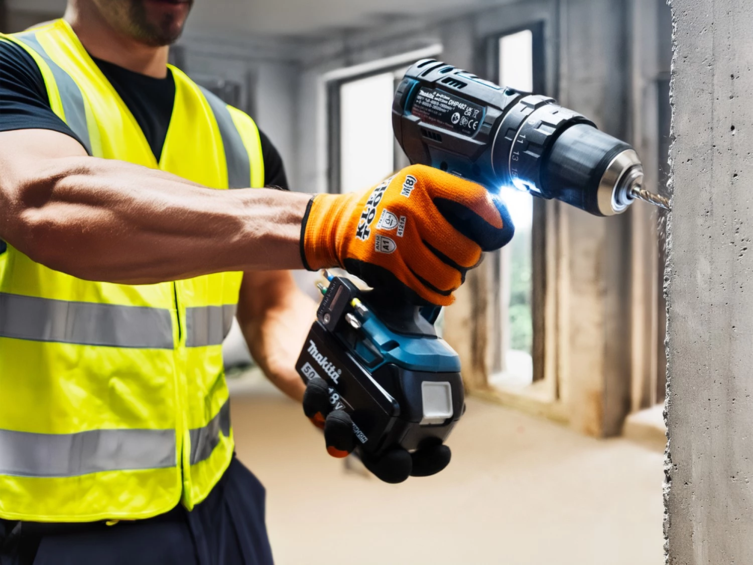 StealthMounts BH-MK-S-BLU-2 Porte-embouts magnétiques pour machines Makita CXT/LXT/XGT - Bleu - 2 pièces-image