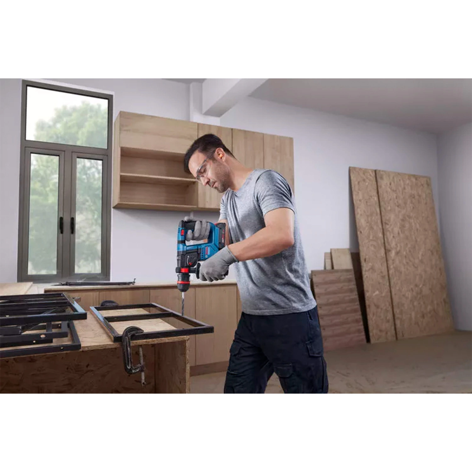 Bosch GBH 18V-18 X SDS-plus batterie ONECHUCK marteau perforateur dans L-Boxx - 1,5 J-image