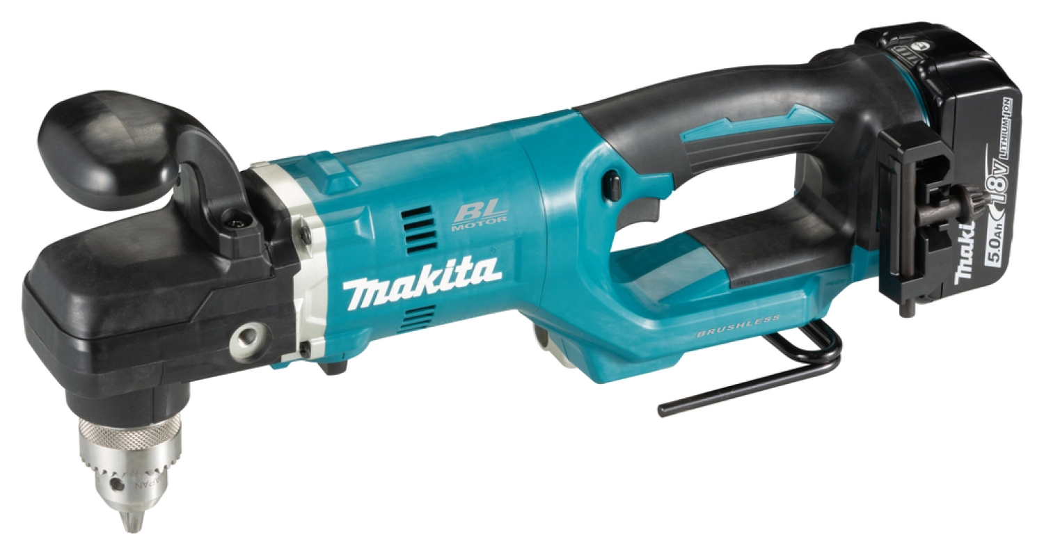 Makita DDA450RTE Perceuse d'angle sans-fil - 18V Li-ion - 2 batteries 5,0 ah - Coffret - 13 mm - Brushless-image