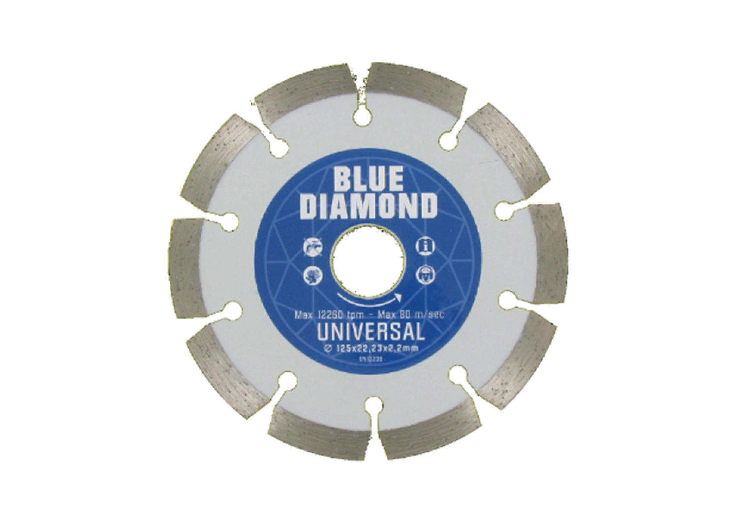 Carat CEBD140310 Blue Diamond Diamantzaagblad - 140x22,23mm - universeel-image