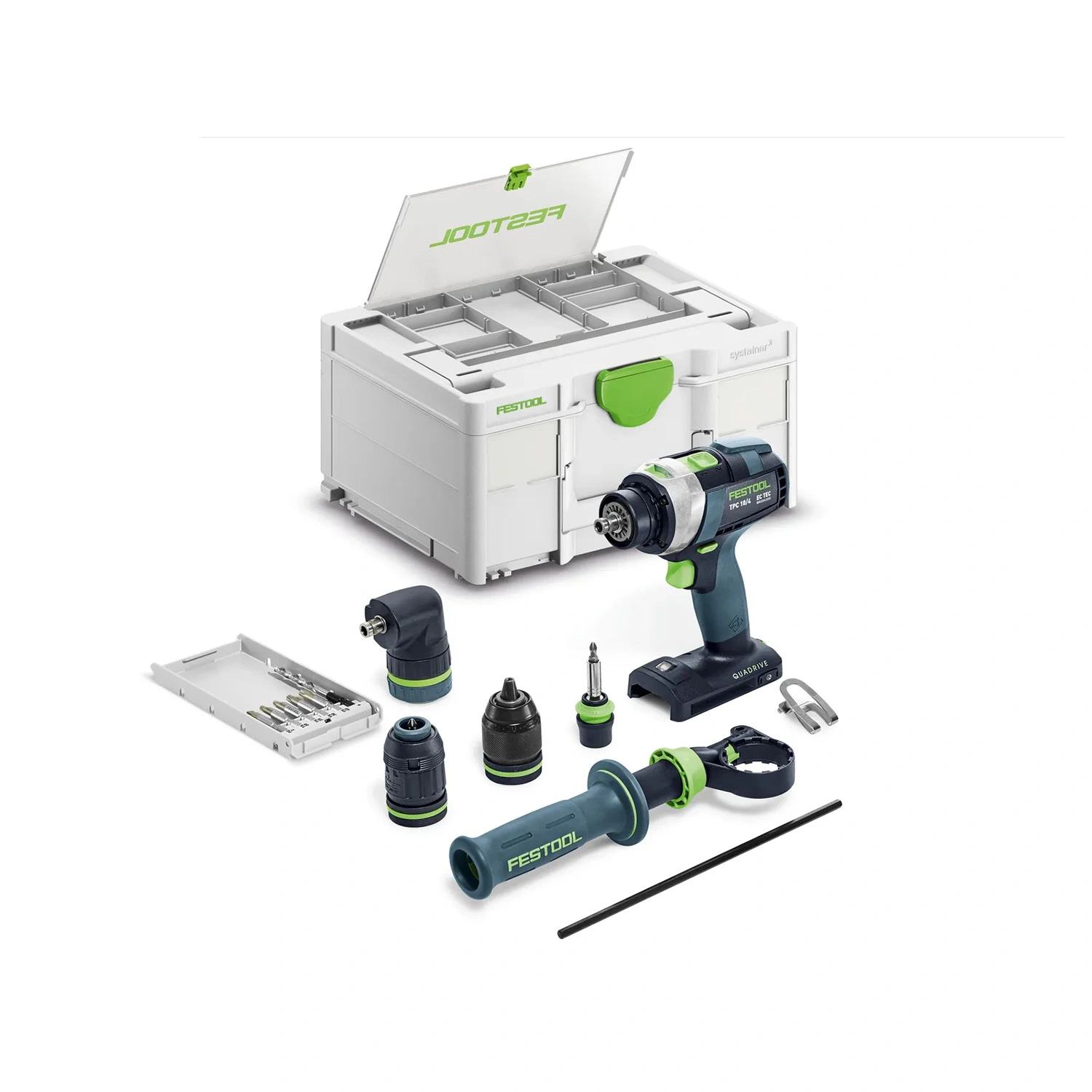 Festool TPC 18 Basic-Set/XL 18V accu klopboormachine in systainer