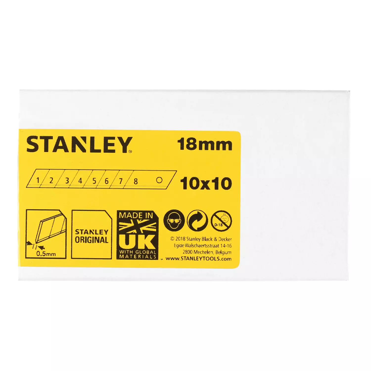 Stanley 1-11-301 Afbreekmesjes - 18mm (100st)-image