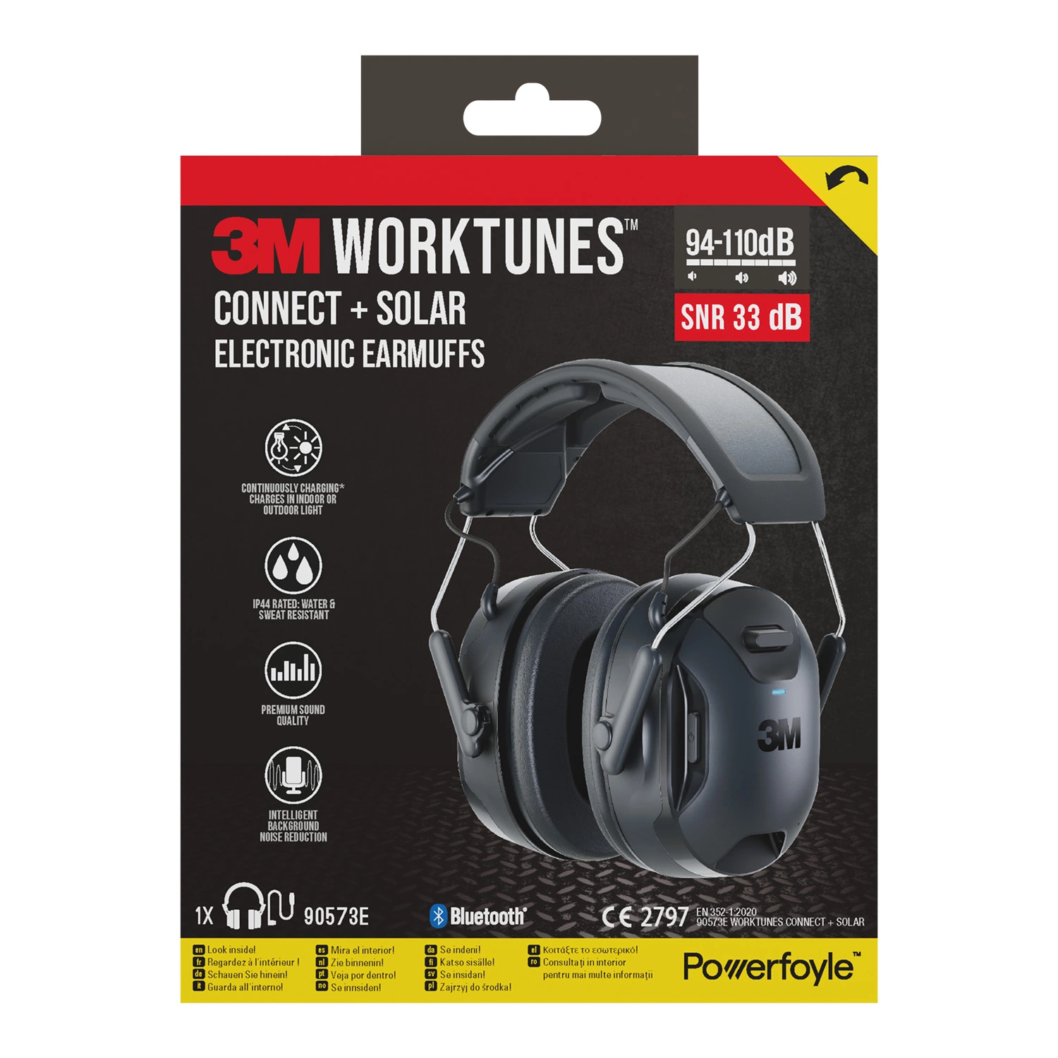 3M Worktunes Connect Solar Casque Anti-Bruit Sans Fil-image