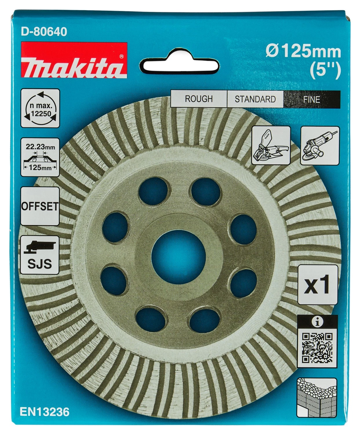 Makita D-80640 Diamant komschijf 125mm fijn-image