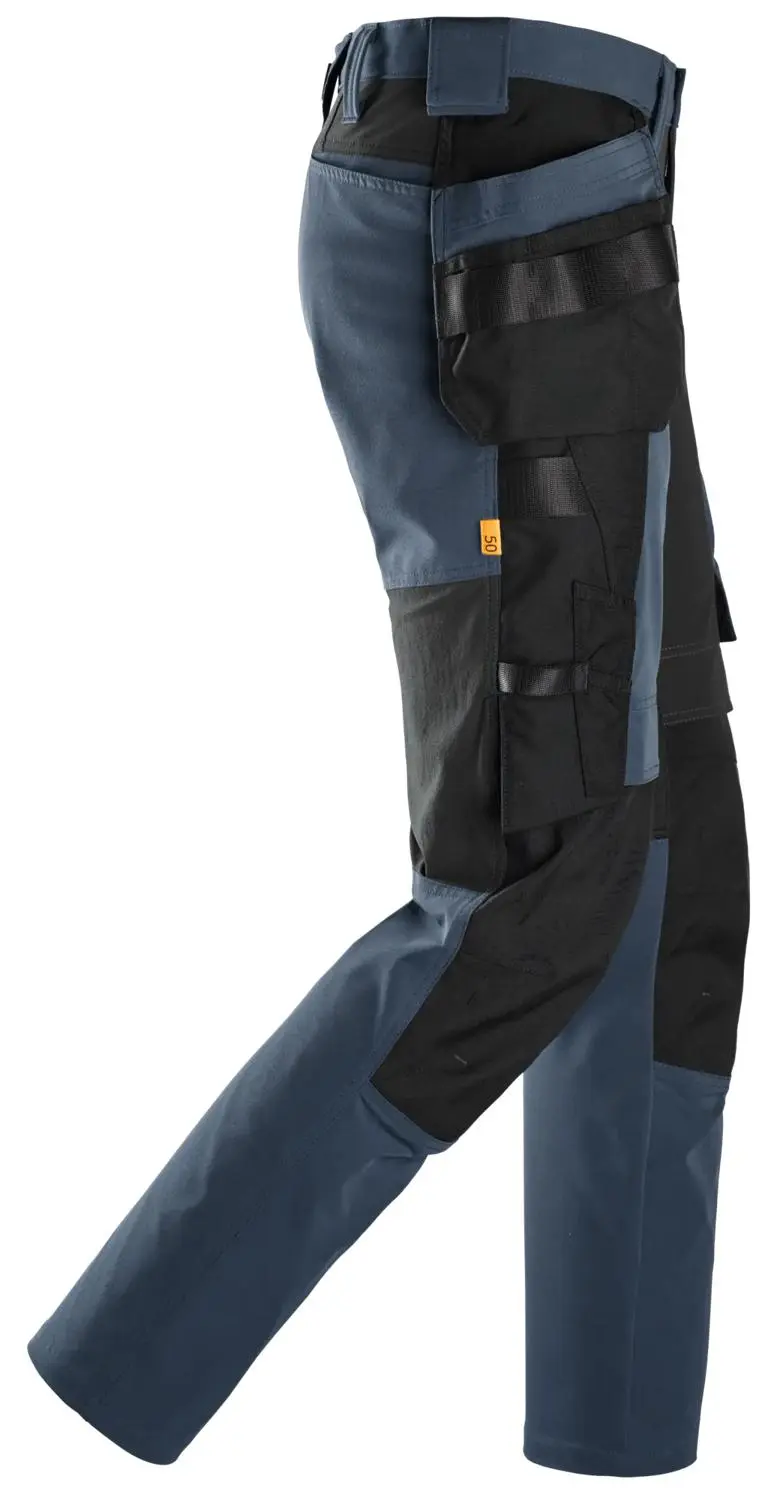 Snickers 6218 AllroundWork Stretch Werkbroek met Holsterzakken - Donkerblauw - 112