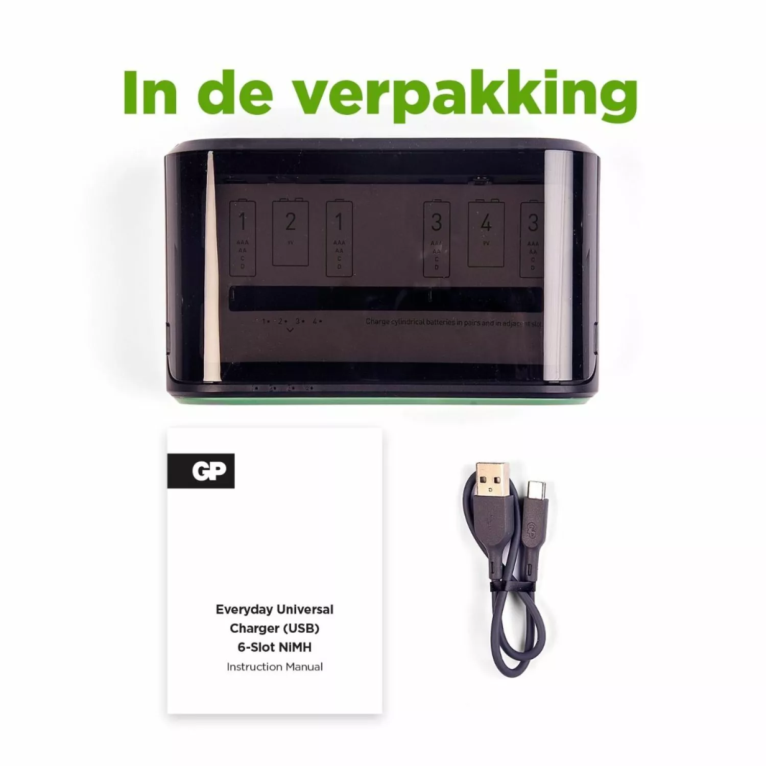 GP B631-2B1 Universele batterijlader - 130B631-image