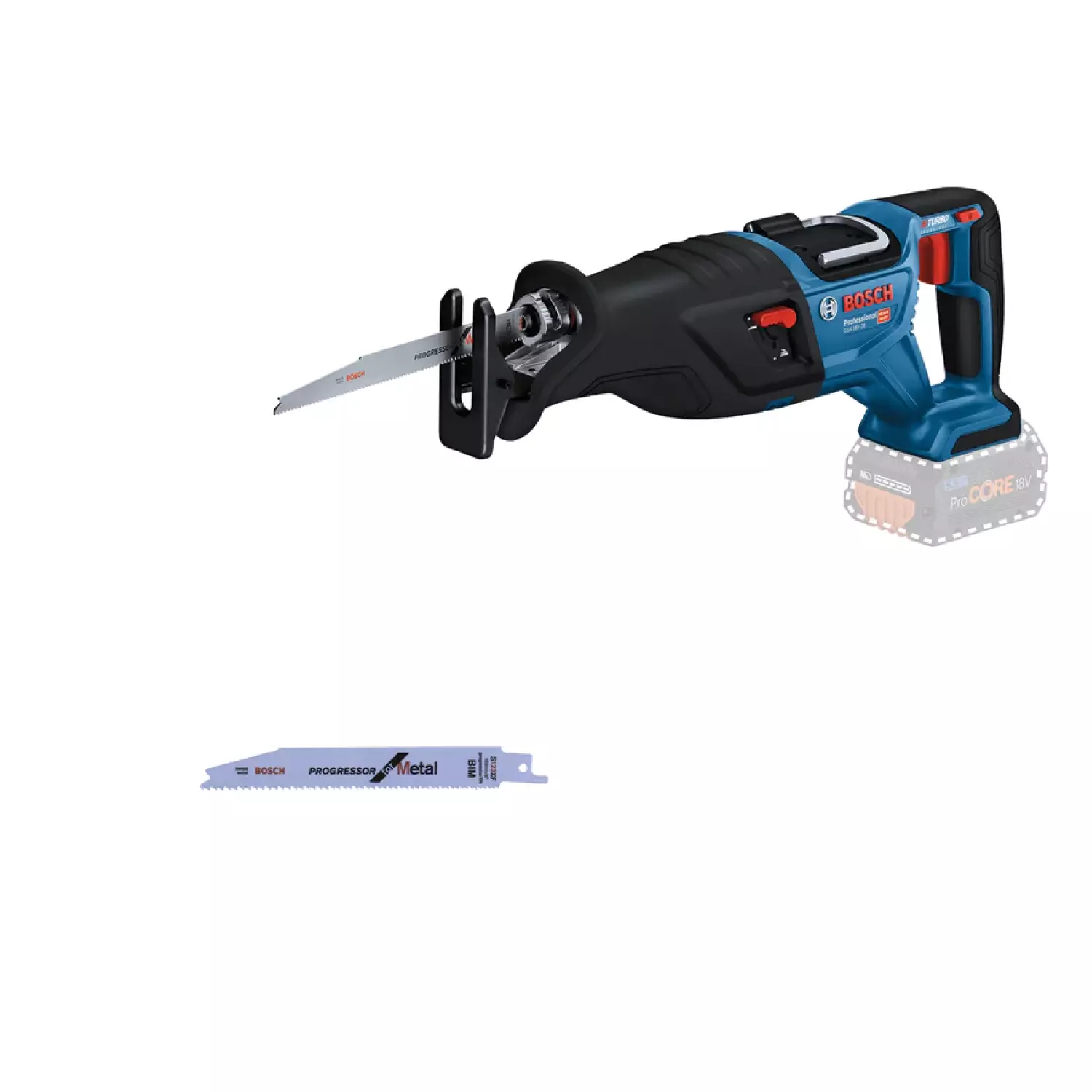 Bosch GSA 18V-28 18V Li-ion Accu reciprozaag body - 28mm-image