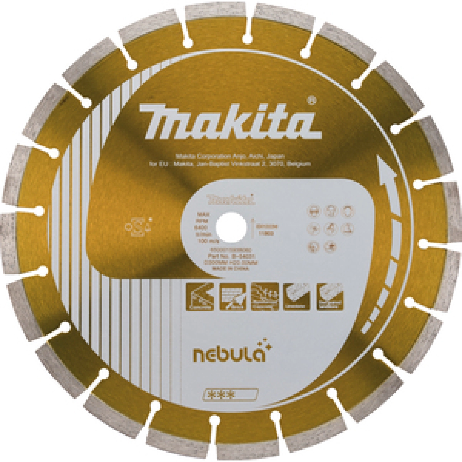 Disque Diamant Makita B -54053 - 350 x 25,4 mm - Universel-image