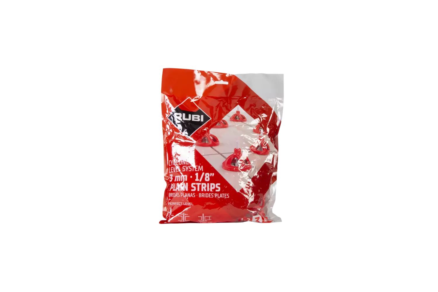 Rubi 35946 Bande plate Cyclone - 3,0 mm (100 pièces)
