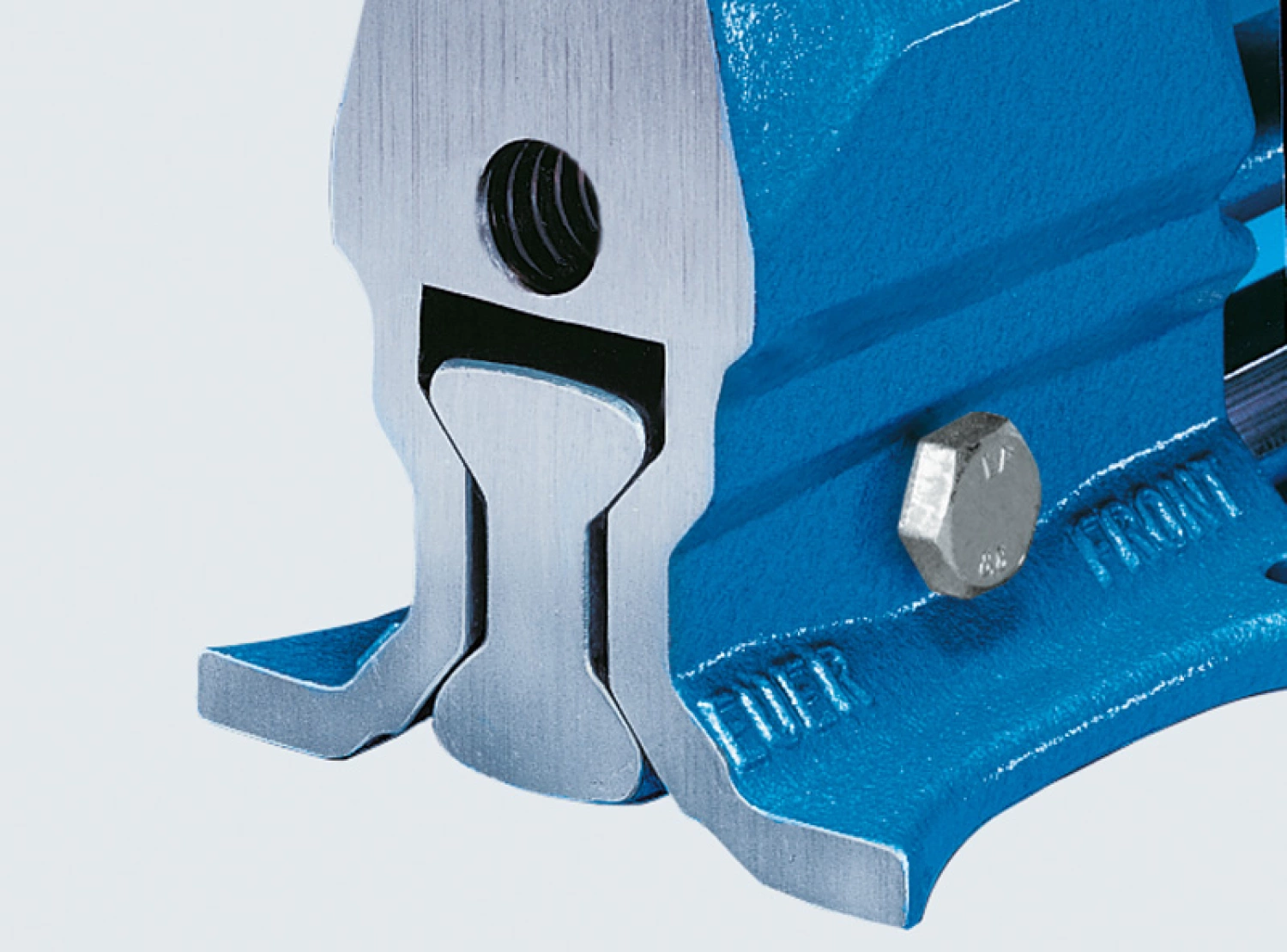 Heuer 100140 Bankschroef - Staal - Bekbreedte 140mm - Klembereik 200mm-image