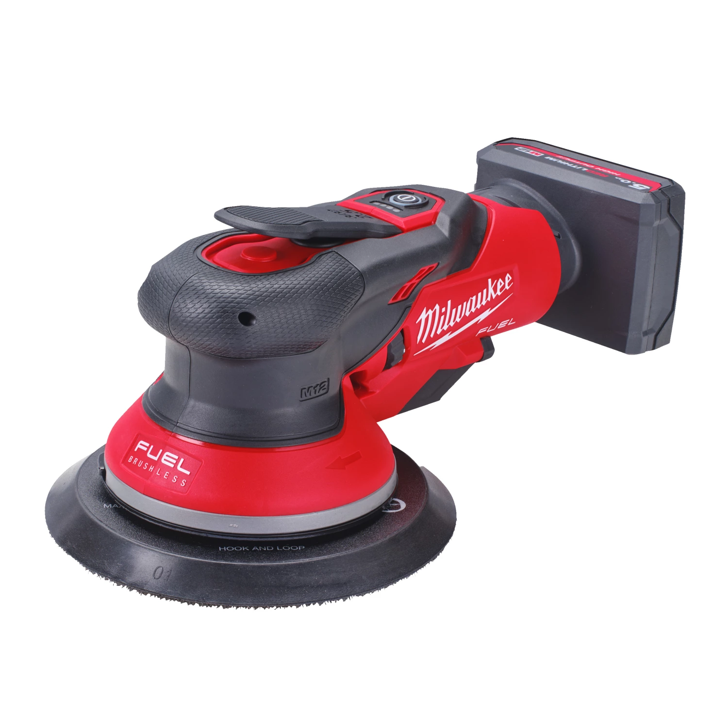 Milwaukee M12 FROS2.5-502x 12V Li-ion accu Excentrische schuurmachine set (2x 5.0Ah accu) in HD Box - 150mm-image