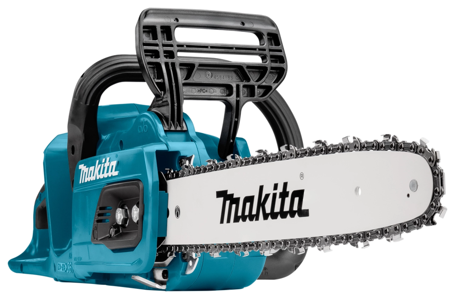 Makita DUC355PT2J Tronçonneuse sans-fil - 2 x 18V Li-ion - 2 batteries 5,0 ah - Mbox - 35 cm - Brushless-image