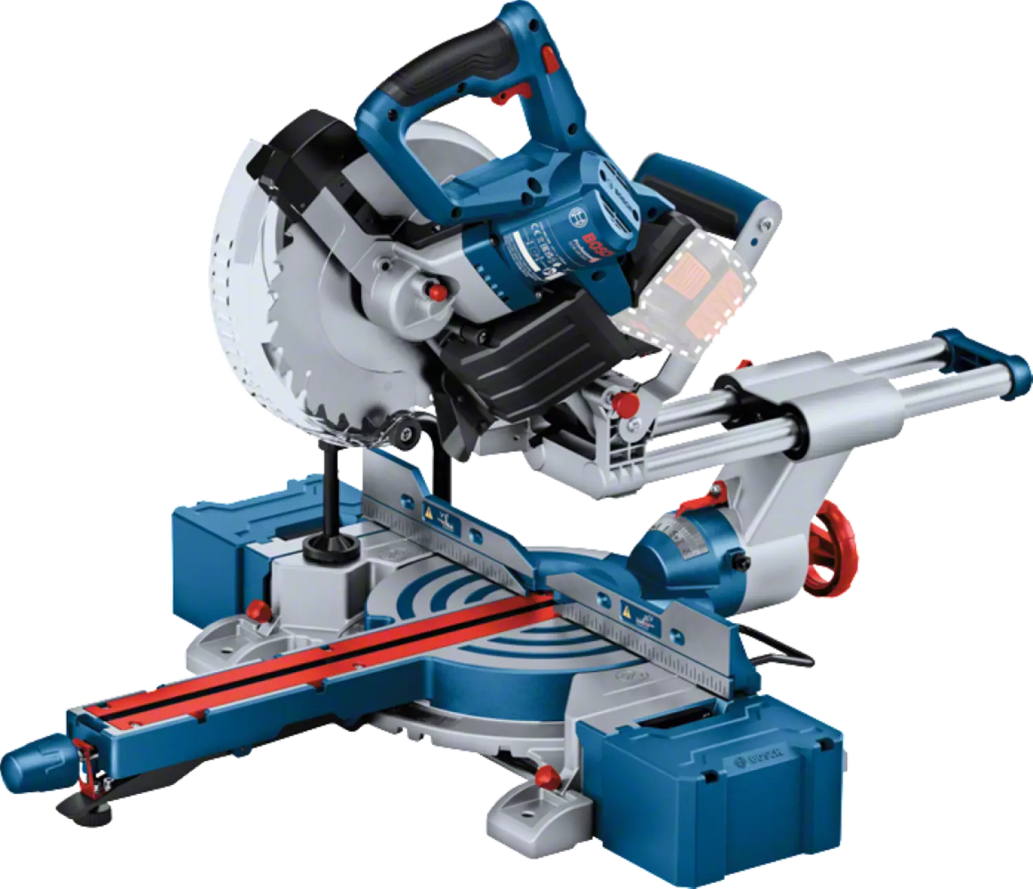 Bosch GCM 18V-216 D 18V Accu kap- en verstekzaag body-image