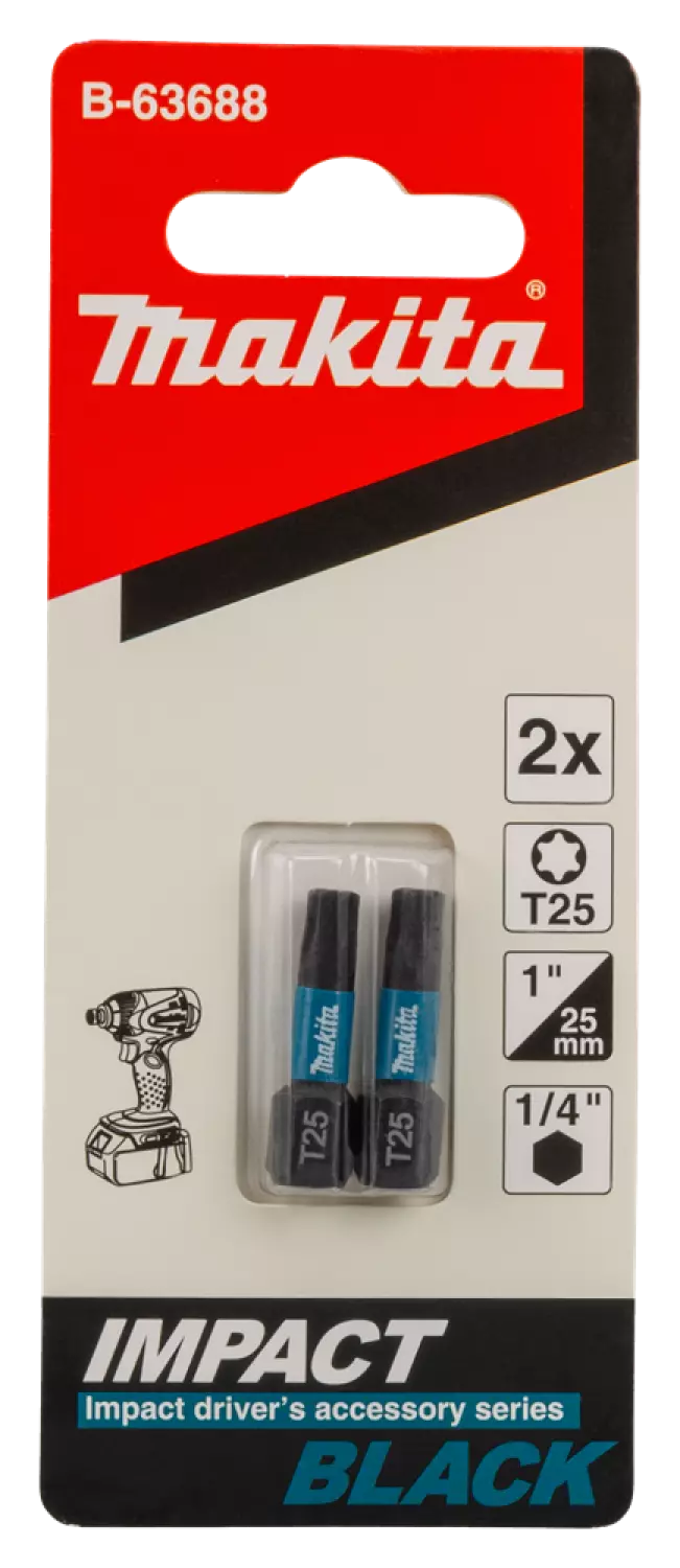 Makita B-63688 Slagschroefbit T25x25mm-image