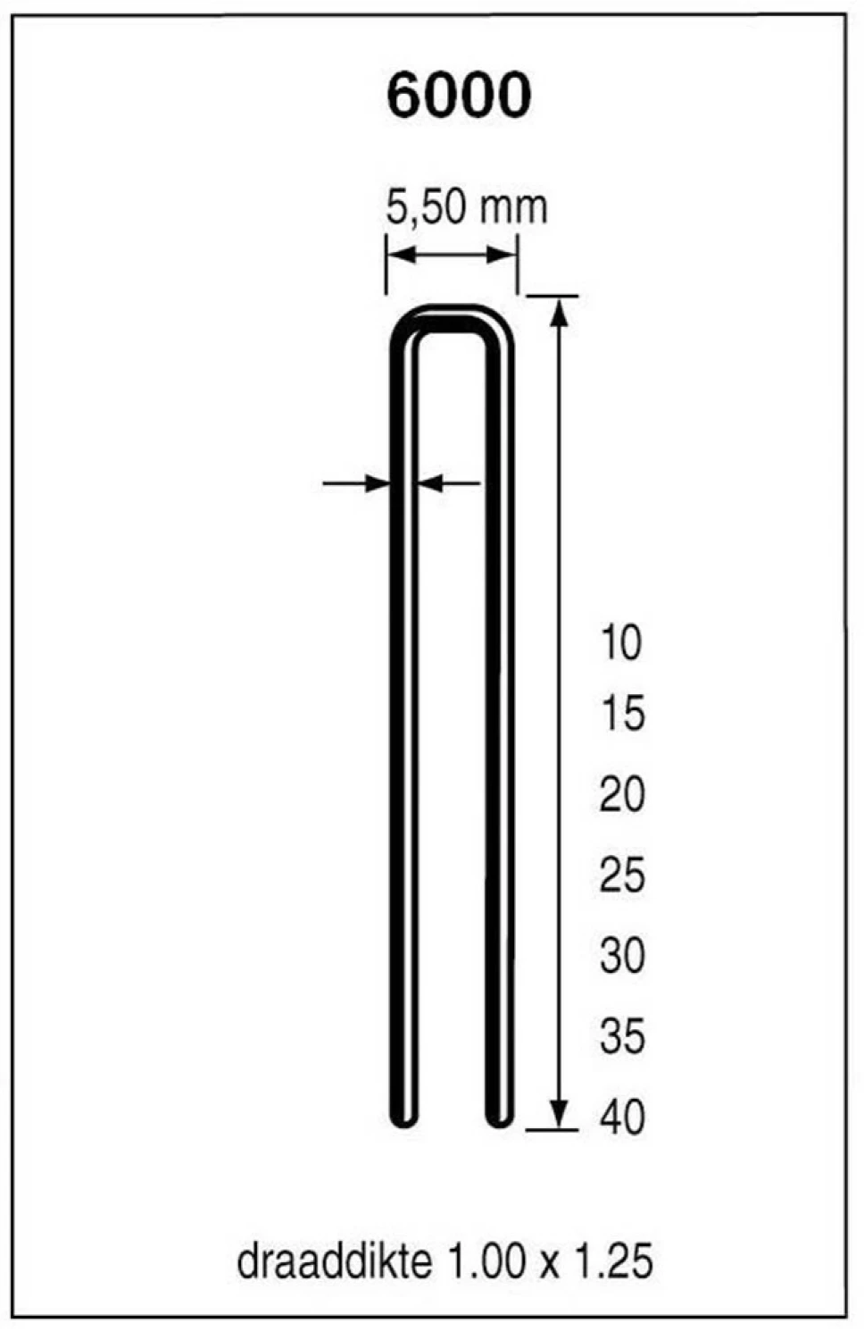 Dutack 5028032 Nieten - Serie 6000 - 30mm (5000st)-image