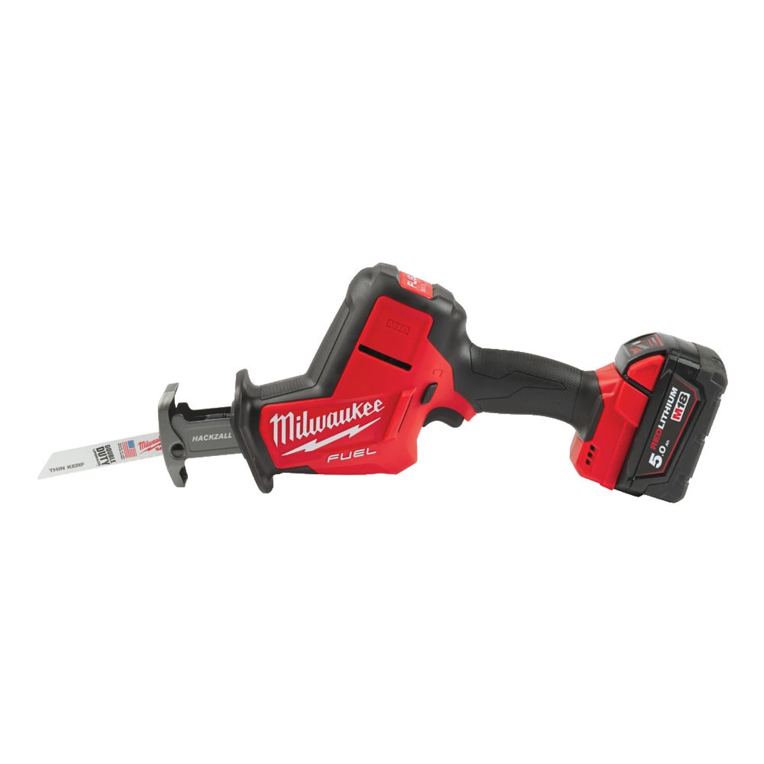 Milwaukee M18 FHZ-502X 18V Li-Ion accu Reciprozaag set (2x 5,0Ah accu) in HD Box - 22mm-image