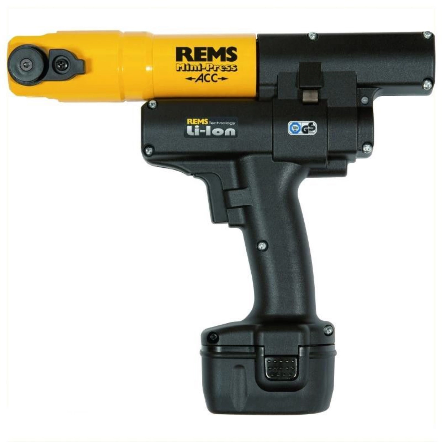 Rems Mini-Press 14.4V Li-Ion batterie-pousseur en mallette (1x batterie 1.6Ah) + 3 mâchoires de pressage au choix-image