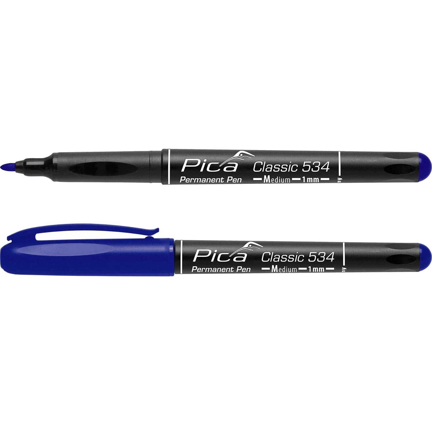 Pica 534/41 Classic Permanent Pen - Rond - Blauw - 1mm-image