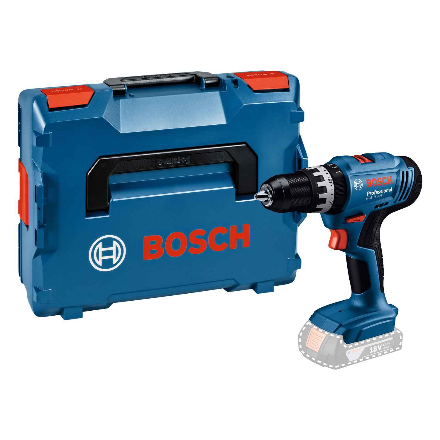 Bosch GSB 18V-25 18V accu Klopboor-/schroefmachine body in L-Boxx-image