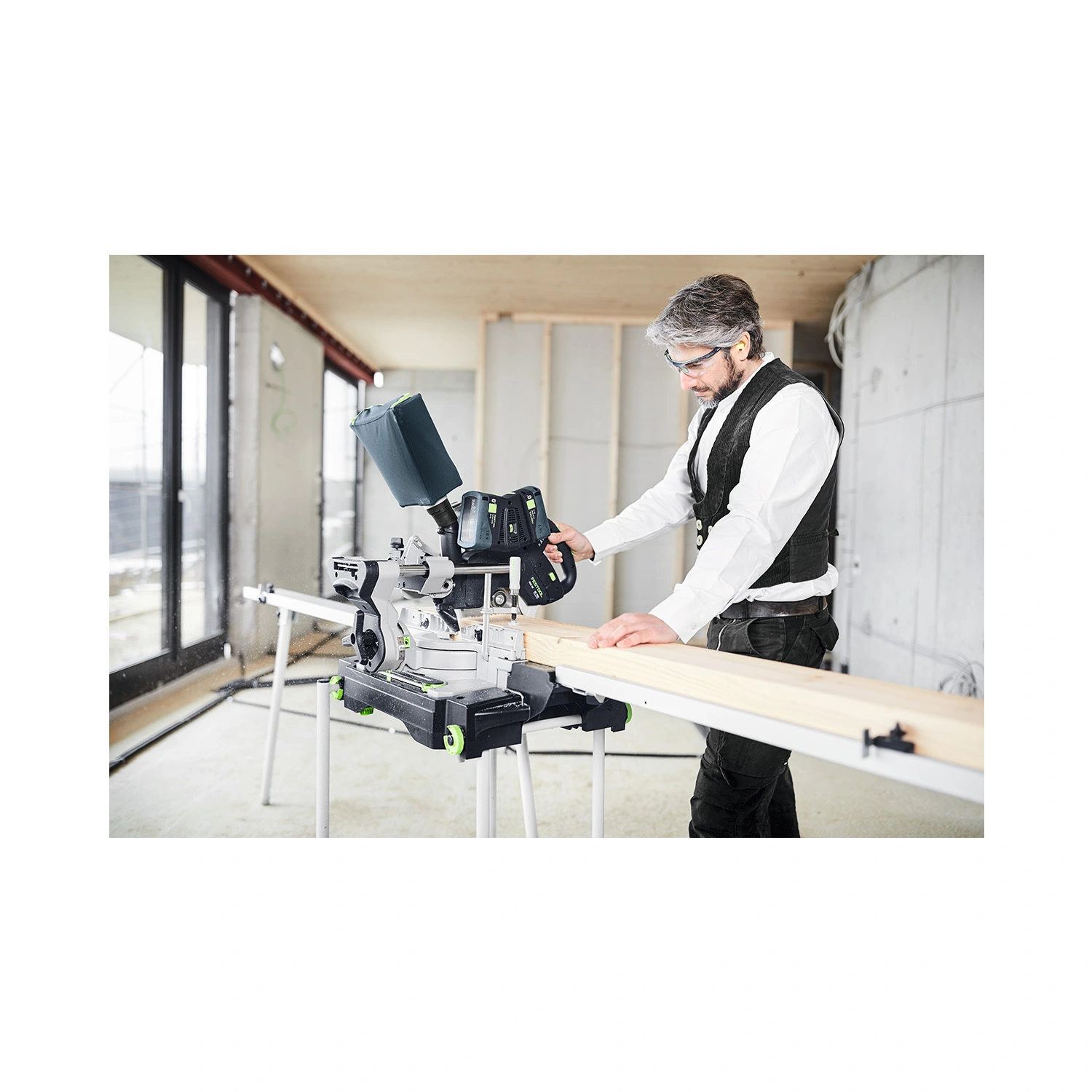 Festool KSC 60 EB-Basic KAPEX 2x18V Accu-afkortzaag body