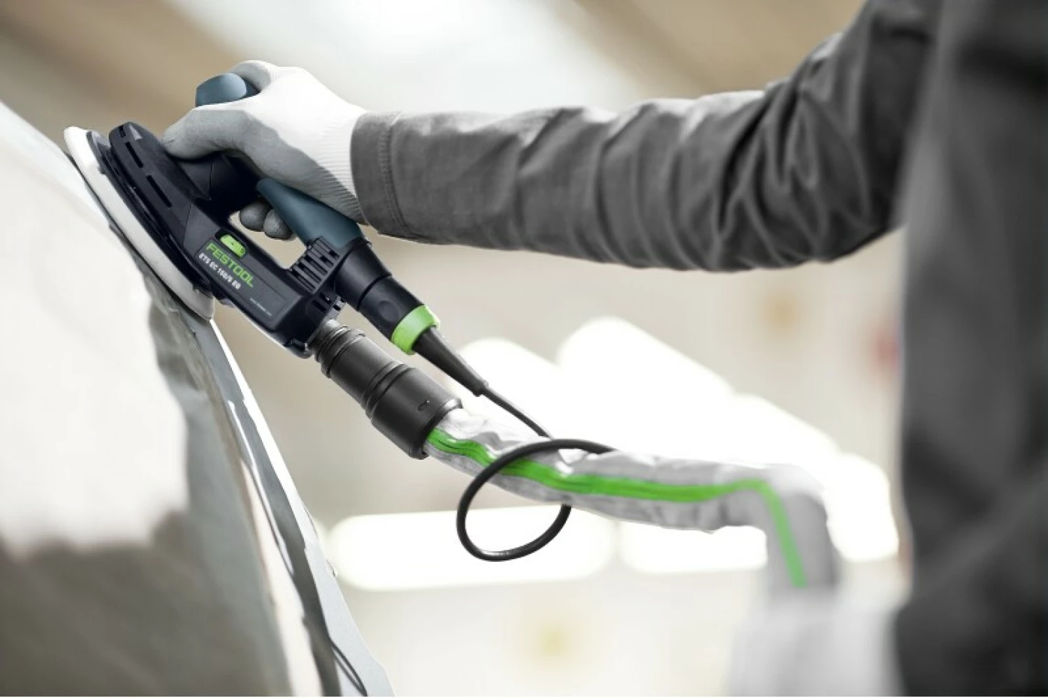 Festool ETS EC 150/5 EQ-SYS GR Excenterschuurmachine inclusief schuurschijvenset in systainers-image