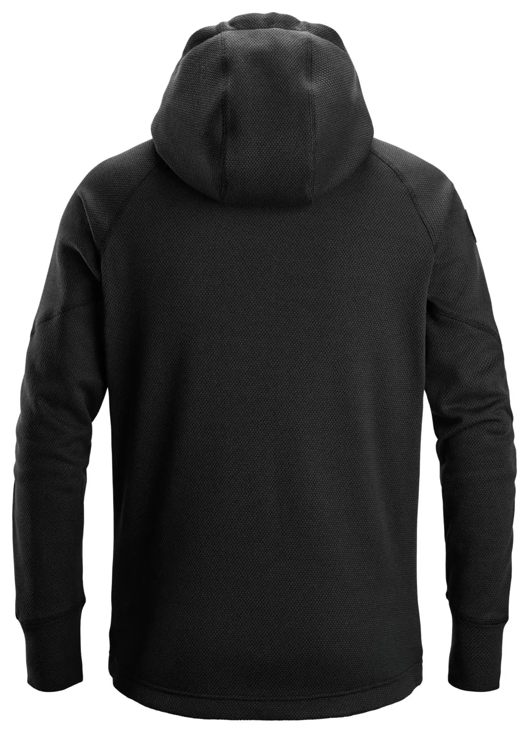 Snickers 8041 FlexiWork Fleece Trui met capuchon - Zwart - Maat M