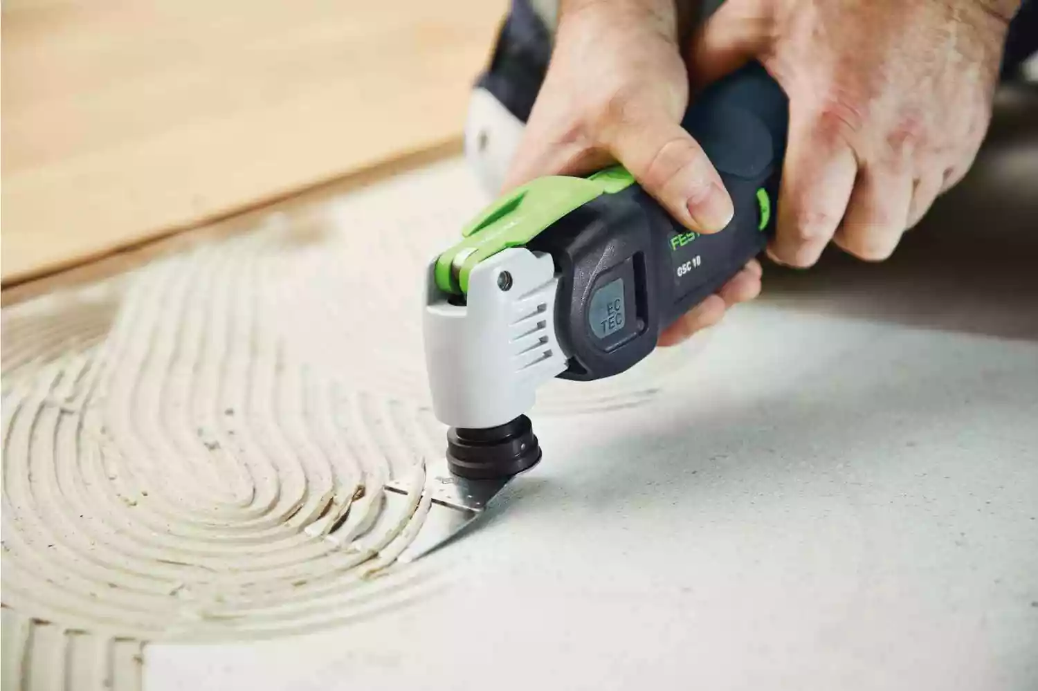 Festool OSC 18 HPC4,0 EI-Plus 18V Li-Ion accu oscillerende set (1x 4,0Ah) in systainer - koolborstelloos-image