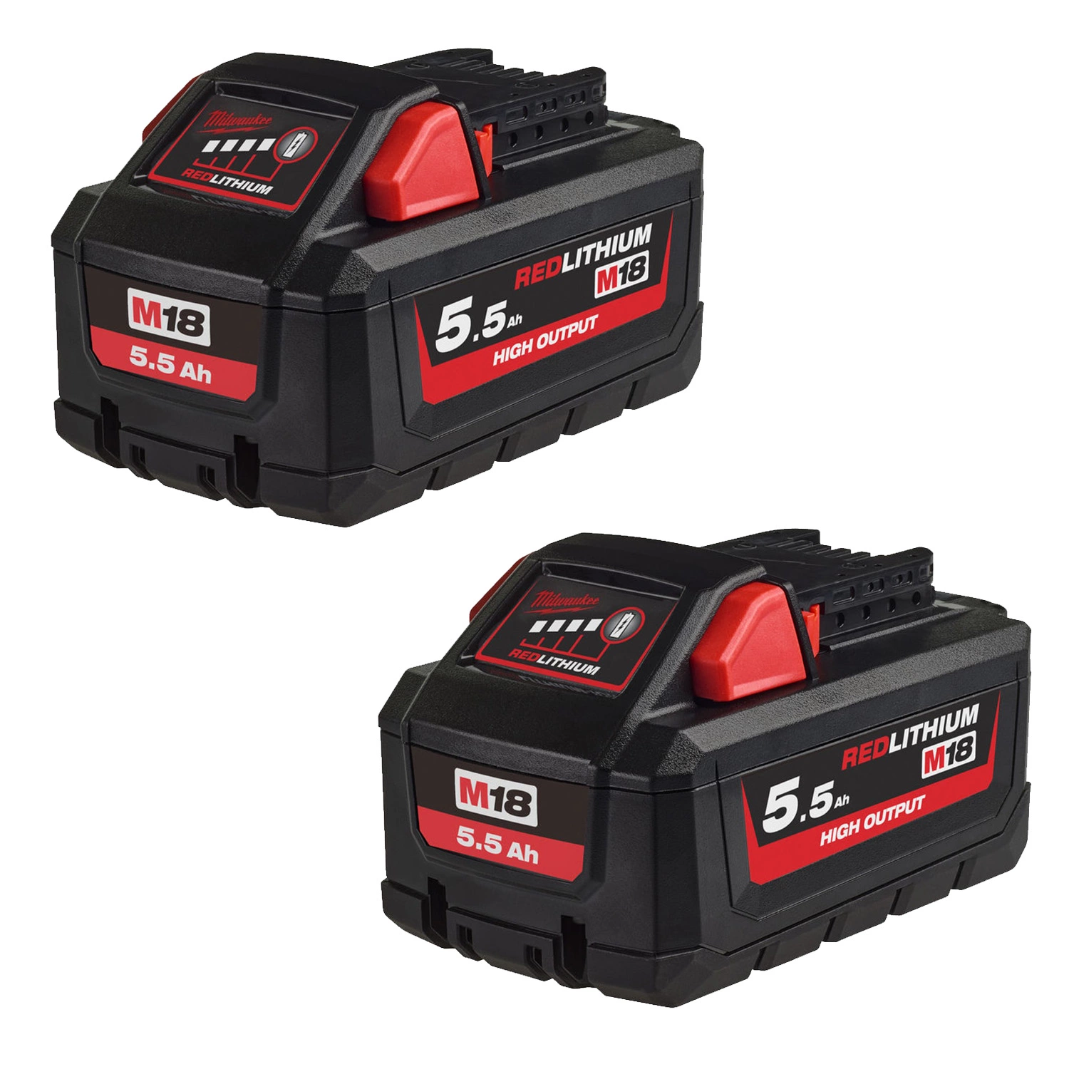Milwaukee M18 HB5.5 18V Li-Ion High Output Accu - 5.5Ah (2st)-image