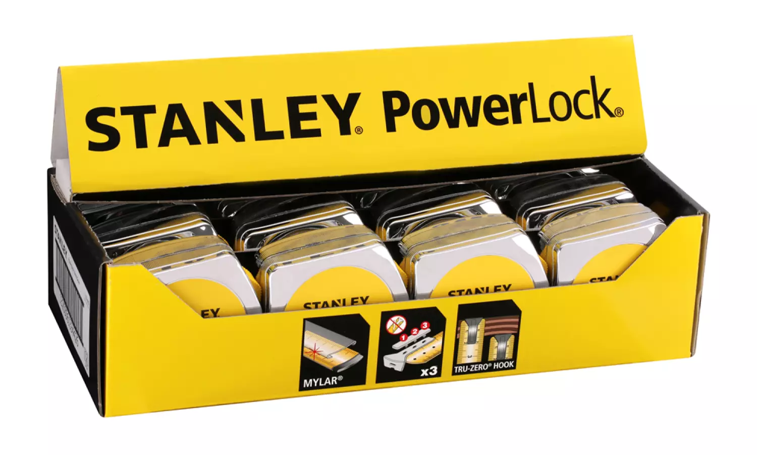 Stanley 1-33-442 Powerlock Classic ABS Rolmaat - 10m x 25mm-image