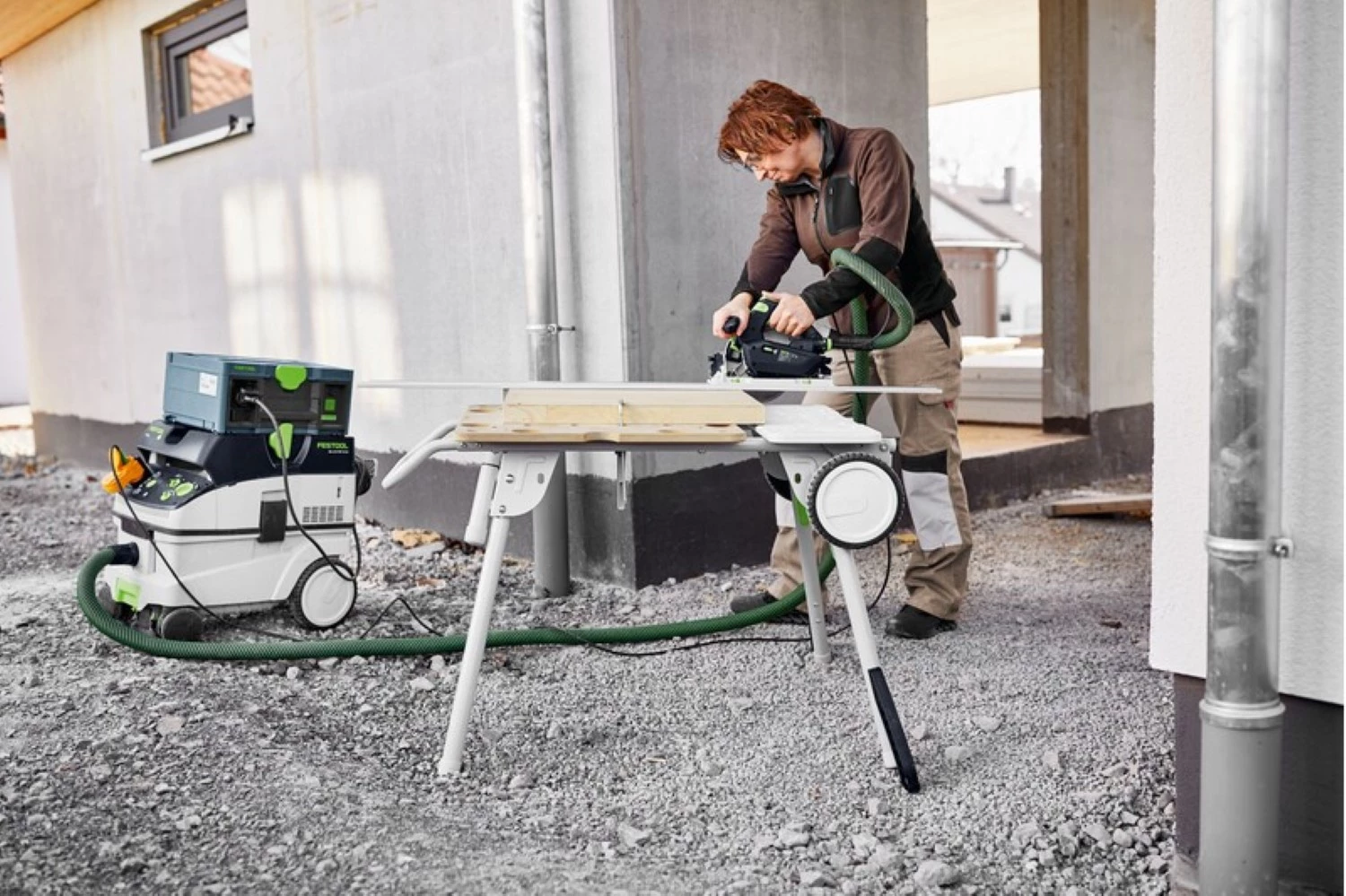 Festool TS 60 KEBQ-Plus 100Y Édition limitée Scie circulaire dans Systainer - 1500 W - 168 mm-image