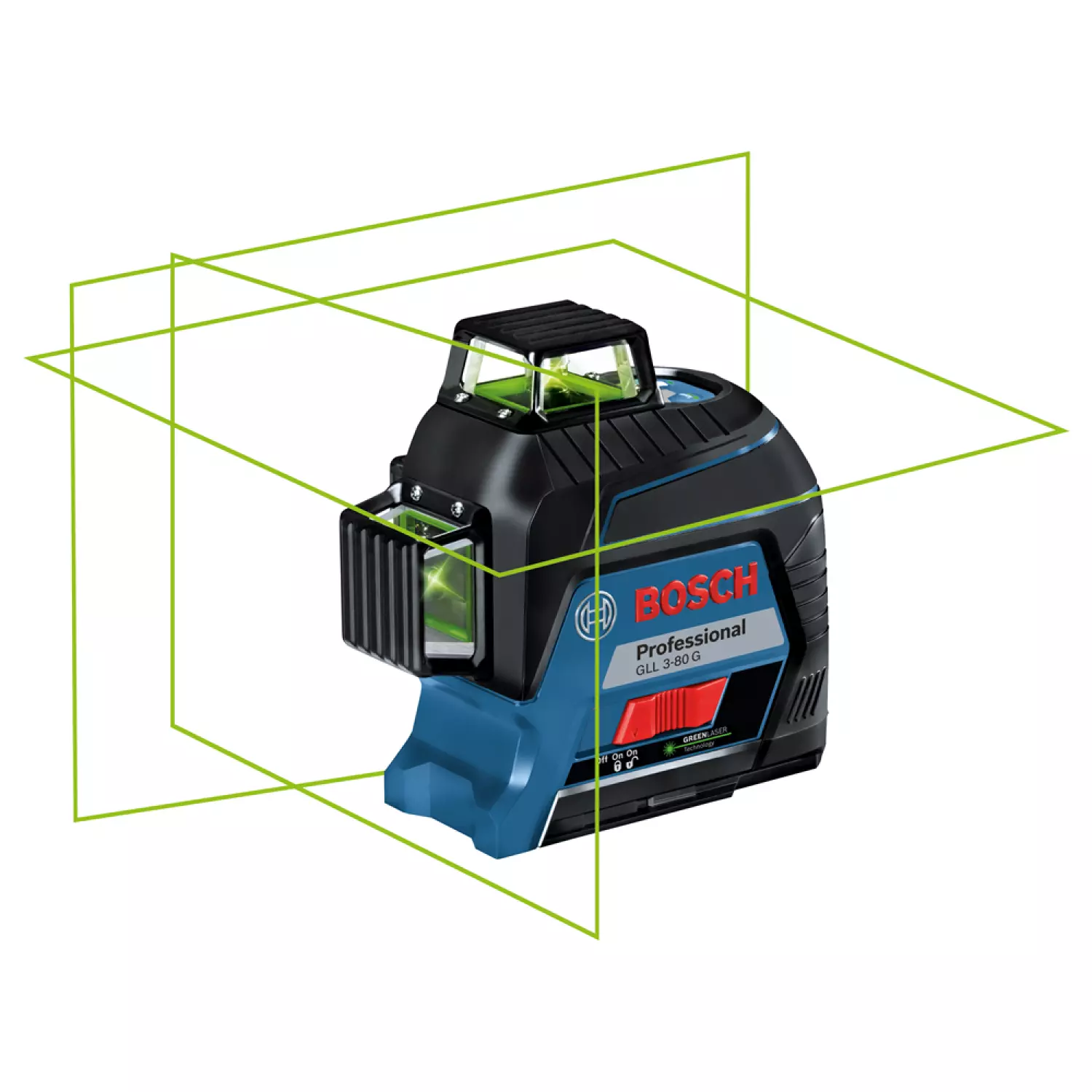 Bosch GLL 3-80 G Kruislijnlaser in koffer - 30 - 120 m-image