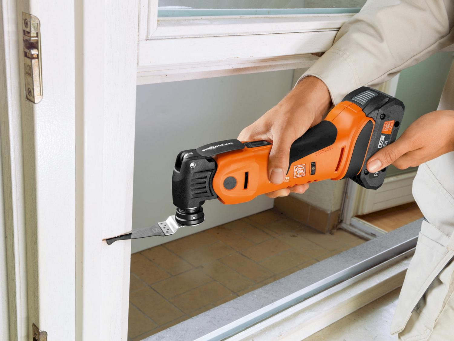 Fein AMM700 Max Top MULTIMASTER 18V Li-ion Accu Multitool set (1x 4.0Ah)-image