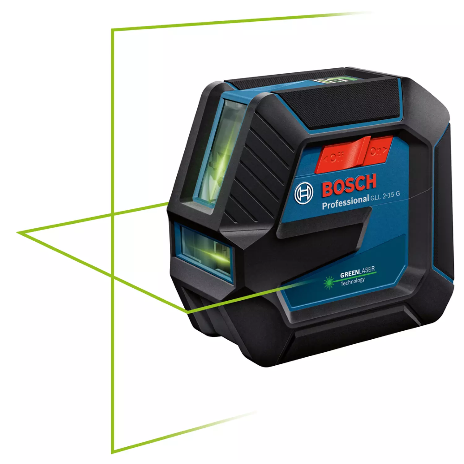 Bosch GLL 2-15 G Kruislijnlaser in opbergetui - 15m-image