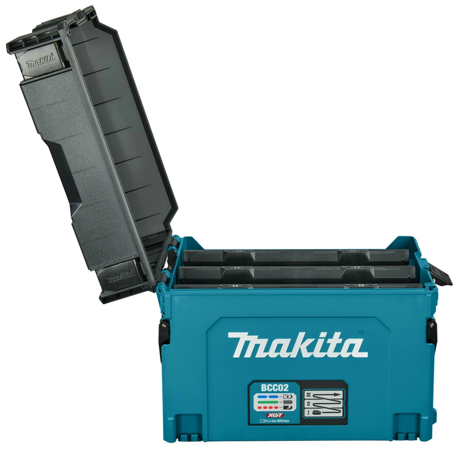 Makita BCC02 XGT Oplaadbox voor max 12 accu's (t/m BL4040F)-image