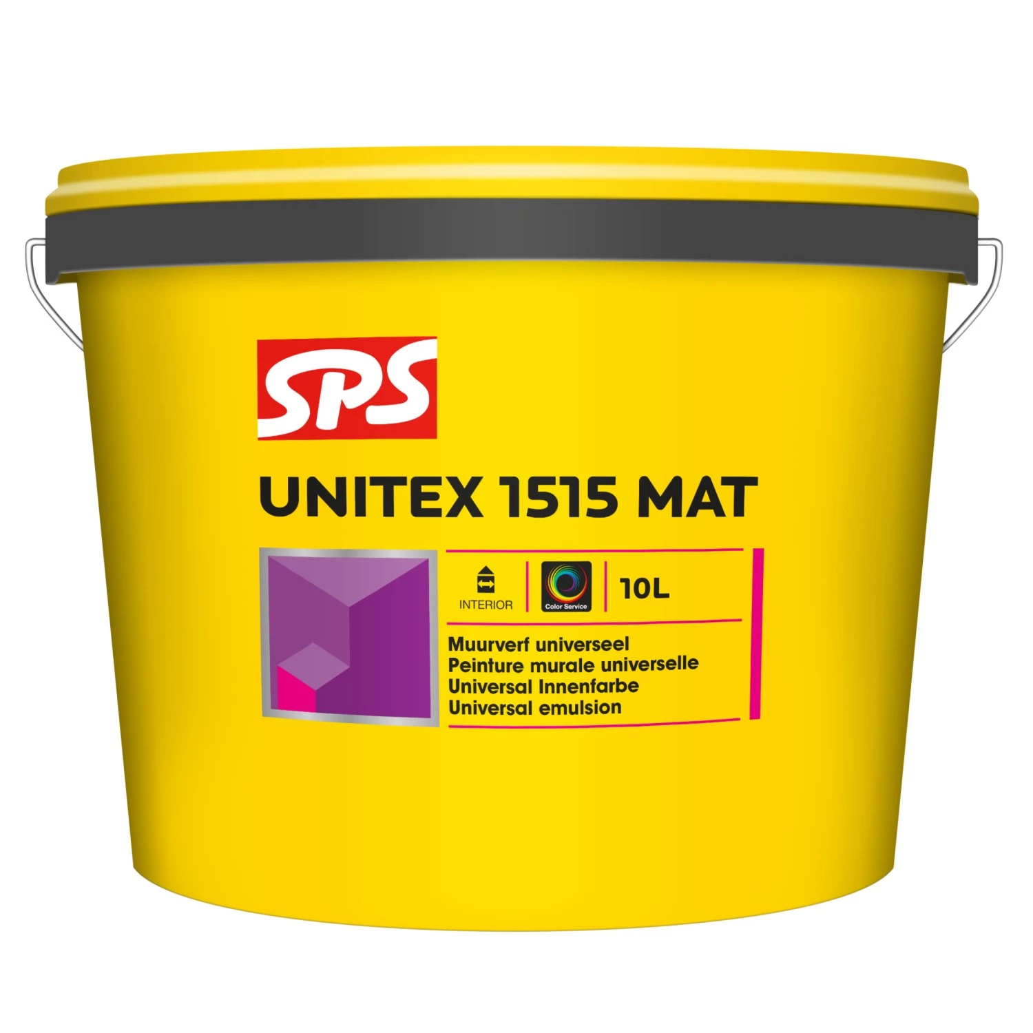 SPS Unitex 1515 Mat Muurverf - RAL 9010 - 10L-image