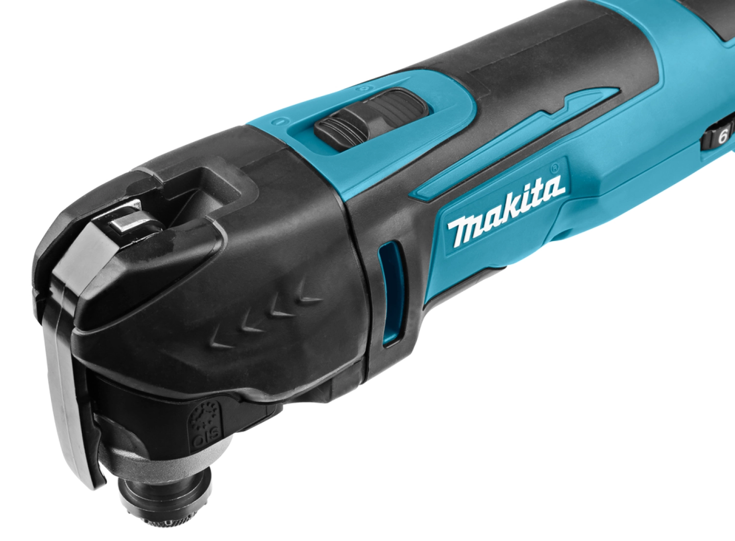 Makita DTM51Z - Découpeur-ponceur multifonctions sans fil 18 V Li-ion (machine seule) - Changement rapide-image